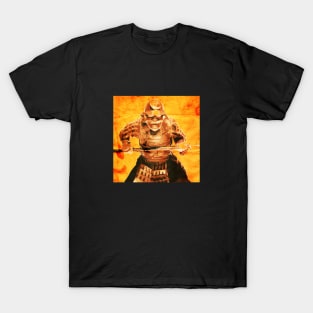 SAMURAI. DIGITAL ILLUSTRATION. T-Shirt